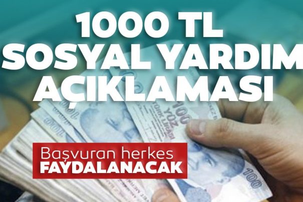 1000 TL yardım başvurusu nasıl yapılır? Sosyal yardım başvuru şartları neler?