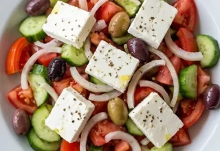 Beyaz Peynirli Akdeniz Salata Tarifi