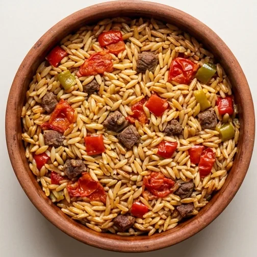 Güveçte Arpa Şehriye Pilavı Tarifi