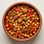 Güveçte Etli Nohut Tarifi