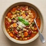 Minestrone Çorbası Tarifi (İtalyan Sebze Çorbası)