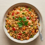 Sebzeli Bulgur Pilavı Tarifi