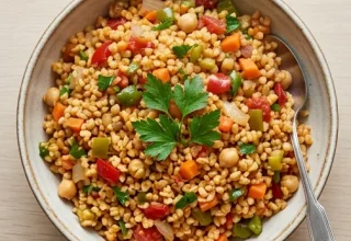 Sebzeli Bulgur Pilavı Tarifi