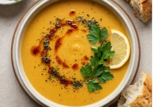 Süzme Mercimek Çorbası Tarifi
