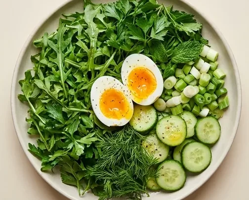 Yumurtalı Yarpuz (Narpuz) Salatası Tarifi