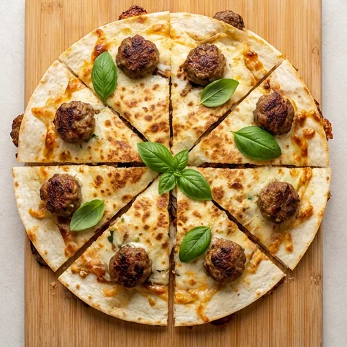 Fesleğen Köfteli Quesadilla Tarifi