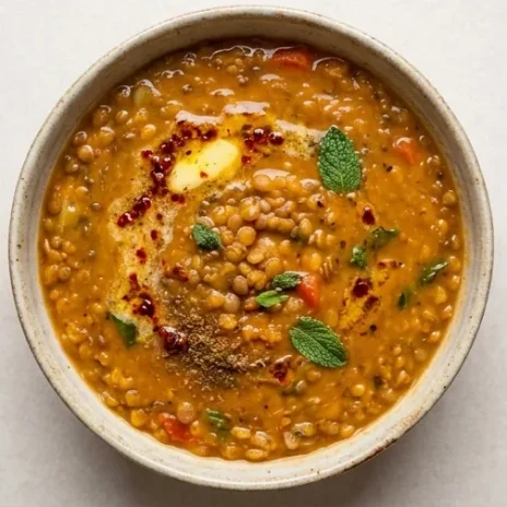 Kemik Suyuna Mercimek Çorbası Tarifi