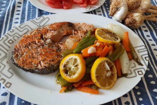 Sebzeli Somon Tarifi